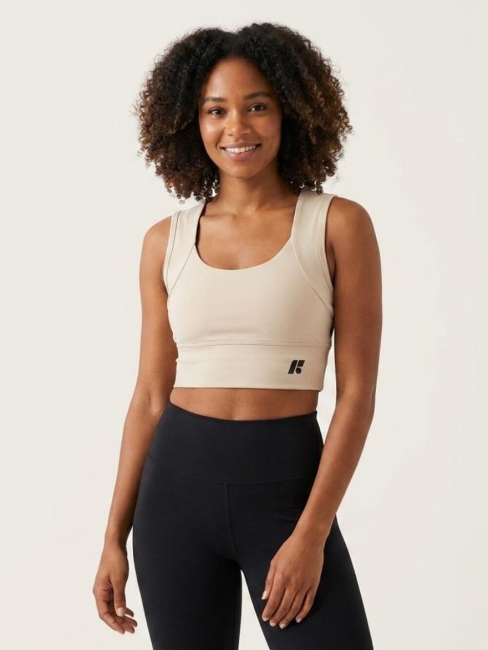 Forme Revive Posture Bra XS Stone Beige Alignment Support Performance Top